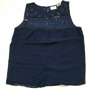 Forbidden Los Angeles Women's Embroidered Tank Top Blouse NEW